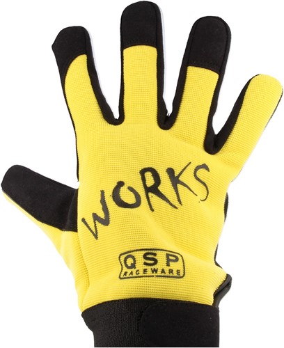 QSP Works werkhandschoen - Geel - Maat S