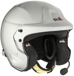 Stilo Trophy Des Plus Composite - WRC Intercom - Rallyhelm - Grijs - Maat 57