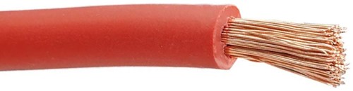 Accukabel - Rood - 25 mm² - Per meter