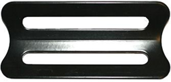 75mm slider black coated / Silver