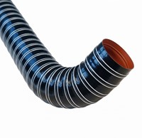 2-ply Ducthose Silicone/Fiberglass - ID= 60mm - Black