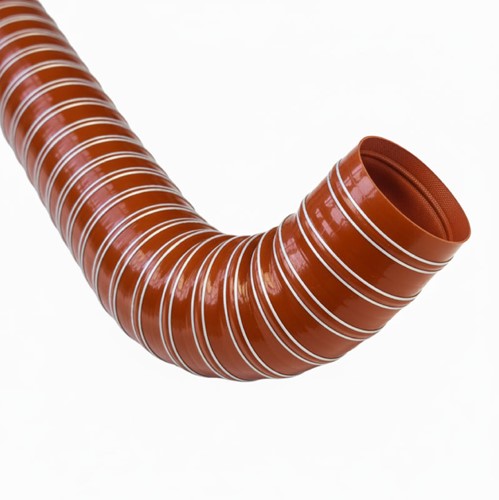 2-ply Ducthose Silicone/Fiberglass - ID= 152mm - Red