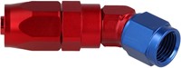 QSP hose adapter lightweight straight 45° forged AN6-3