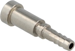 QSP crimp hose end Concave male SS - D03 - L=32,3mm