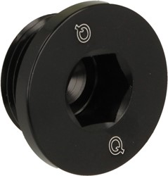 QSP aluminium blindplug - Metrisch