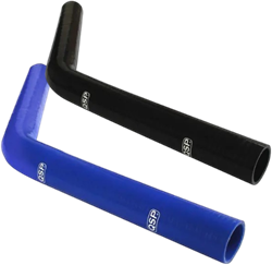 QSP Siliconen slang XL - 45° bocht