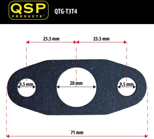 Turbo Gaskets T3 T4 Turbine Oil Drain Gaskets-2